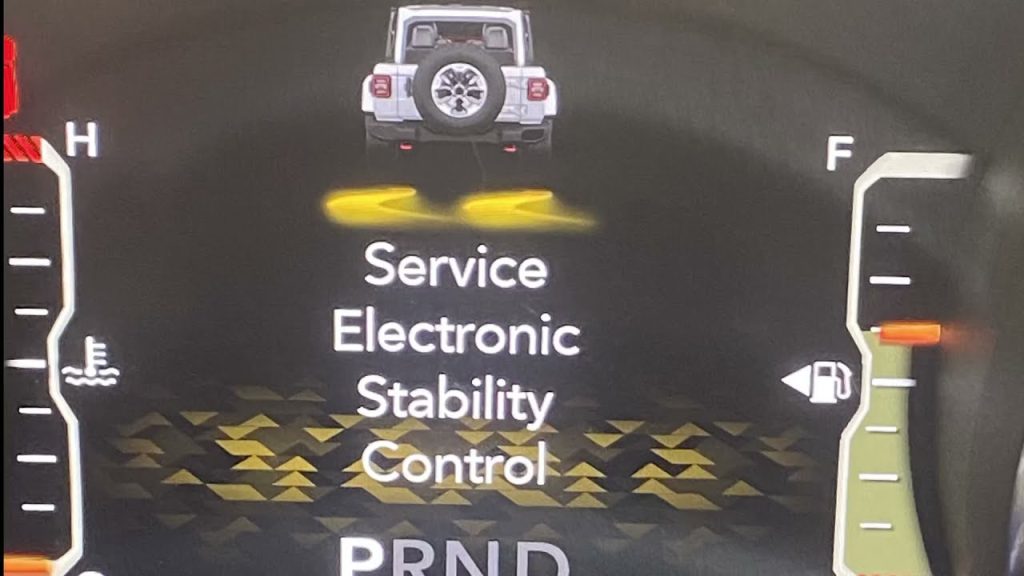 Service Electronic Stability Control Jeep